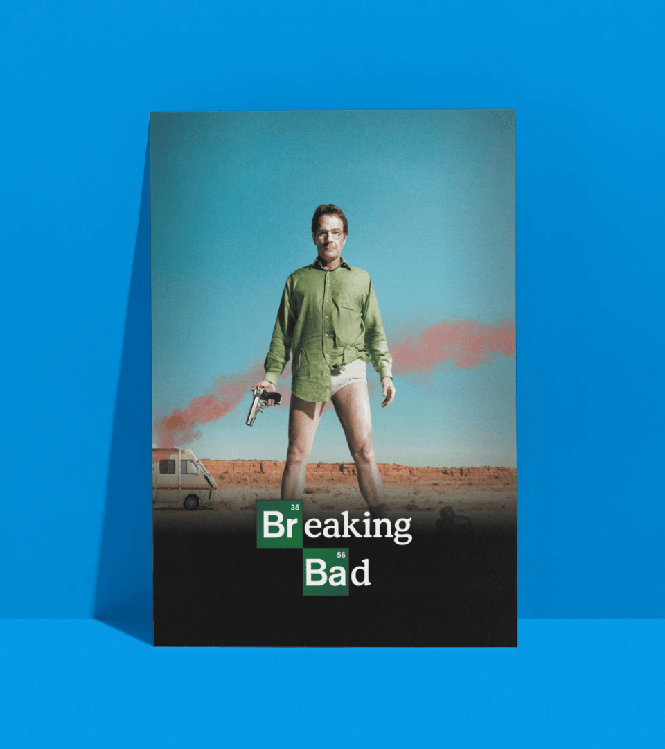 Walter White Wall Poster | Breaking Bad | Pop Culture Print