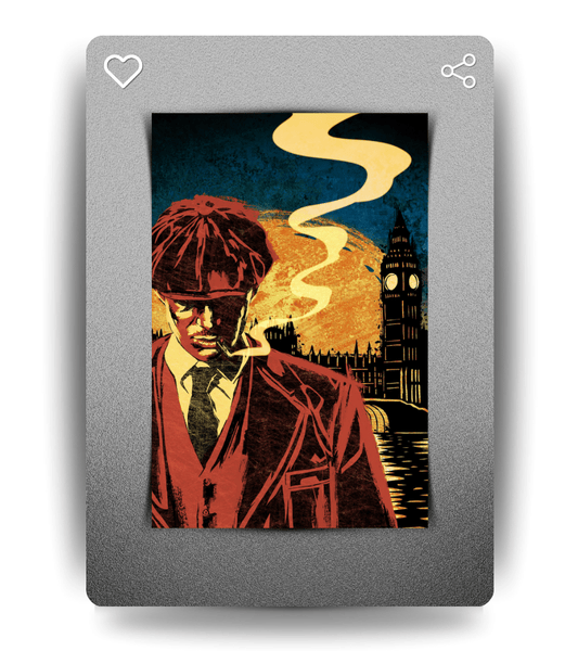 Thomas Shelby Wall Poster | Peaky Blinders | Pop Culture Print