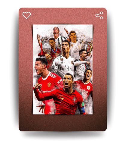 Cristiano Ronaldo Wall Poster | Football | Sport Print