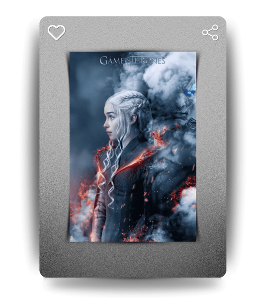 Daenerys Targaryen Wall Poster | Game Of Thrones | Pop Culture Print