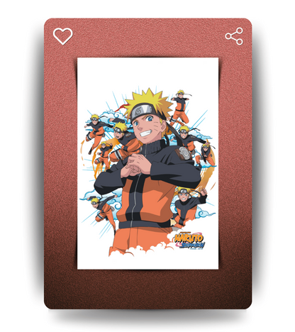 Naruto Shadow Clone Justu Wall Poster | Naruto | Anime Print