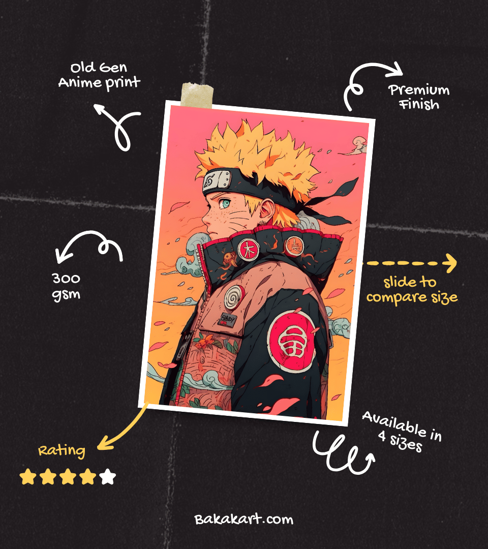 Naruto Aesthetic Wall Poster | Naruto | Anime Print