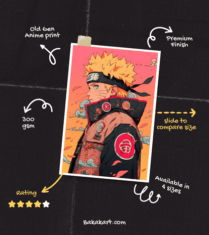 Naruto Aesthetic Wall Poster | Naruto | Anime Print