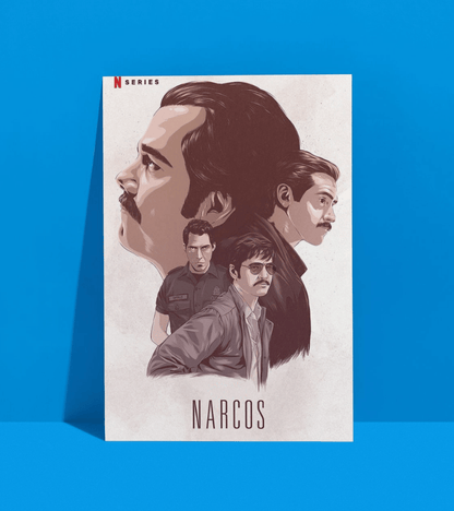 Narcos Wall Poster | TV Series | Pop Culture Print