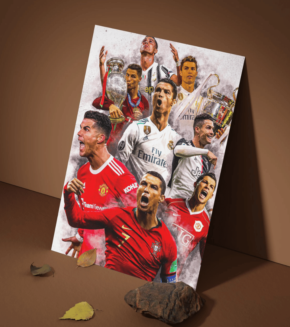 Cristiano Ronaldo Wall Poster | Football | Sport Print