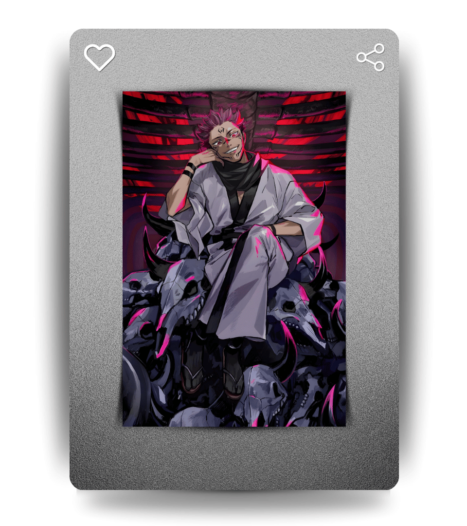 Ryomen Sukuna Wall Poster | Jujutsu Kaisen | Anime Print