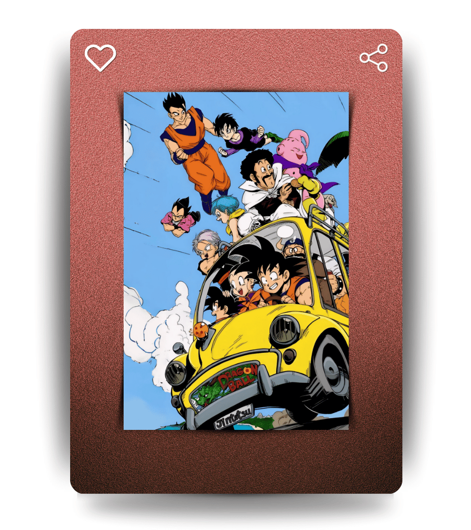 Dragon Ball Z OG Wall Poster | Dragon Ball | Anime Print