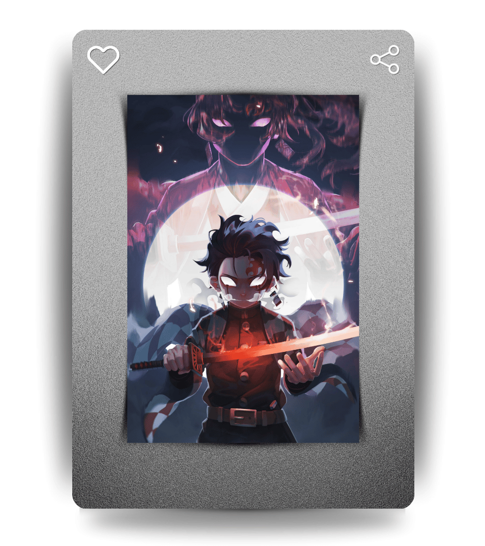 Tanjiro Marked Wall Poster | Demon Slayer | Anime Print