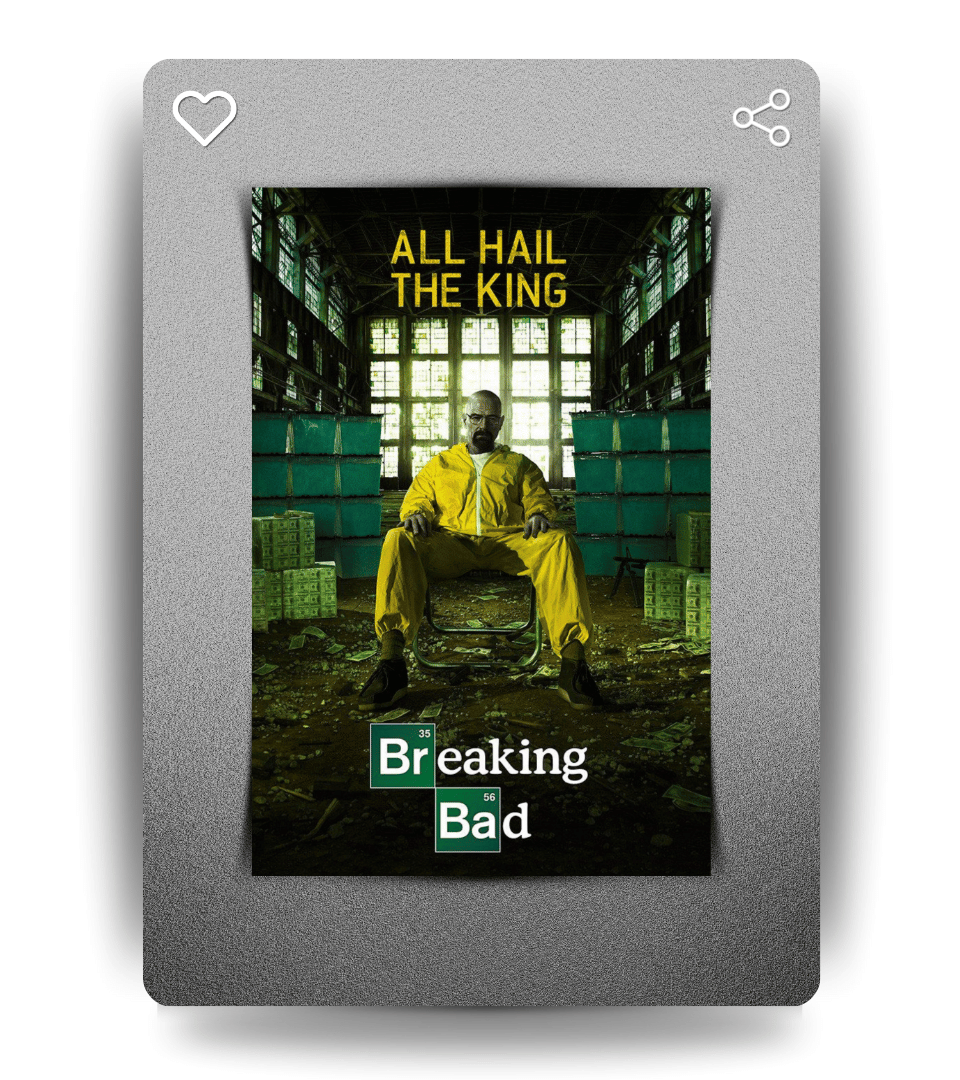 All Hail the King Wall Poster | Breaking Bad | Pop Culture Print