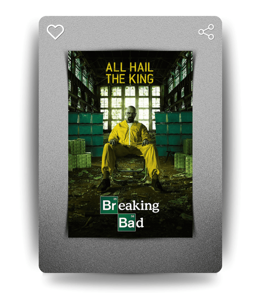 All Hail the King Wall Poster | Breaking Bad | Pop Culture Print