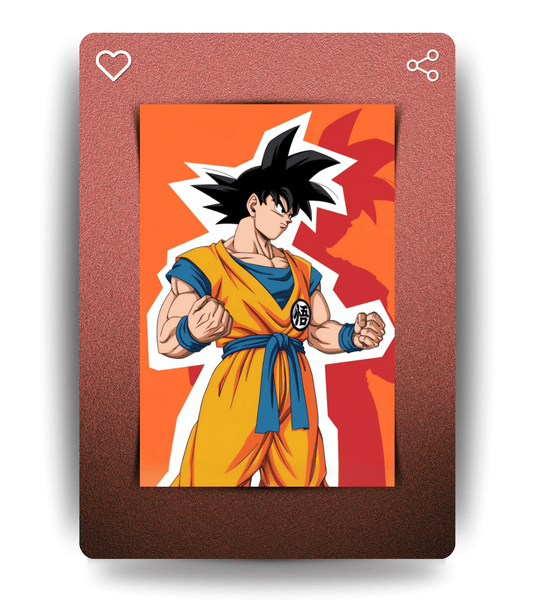 Goku Aesthetic Wall Poster | Dragon Ball | Anime Print