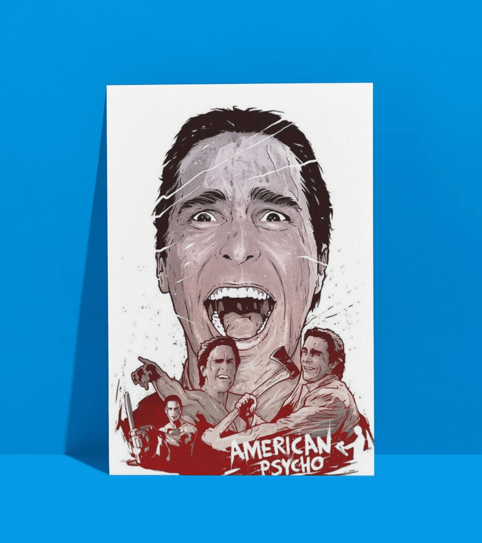 American Psycho Wall Poster | Movies | Pop Culture Print