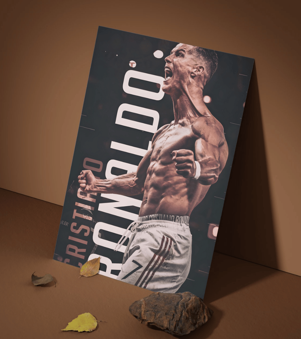 Cristiano Ronaldo Wall Poster | Football | Sport Print