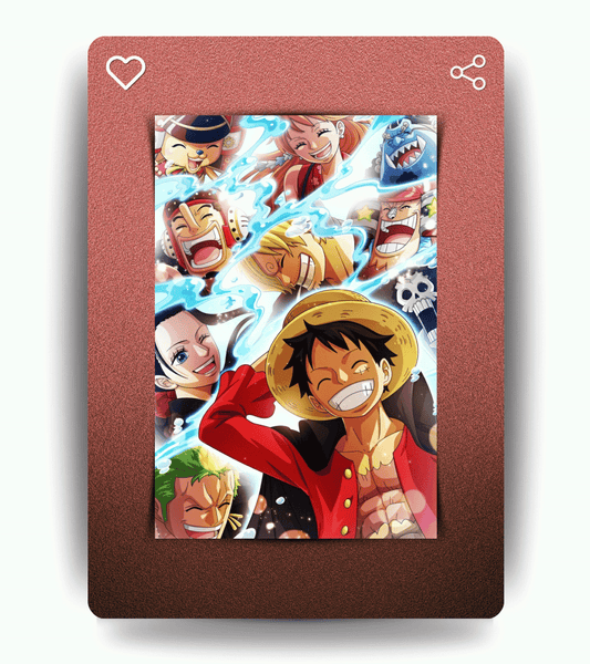 Strawhat Crew Wall Poster | One Piece | Anime Print