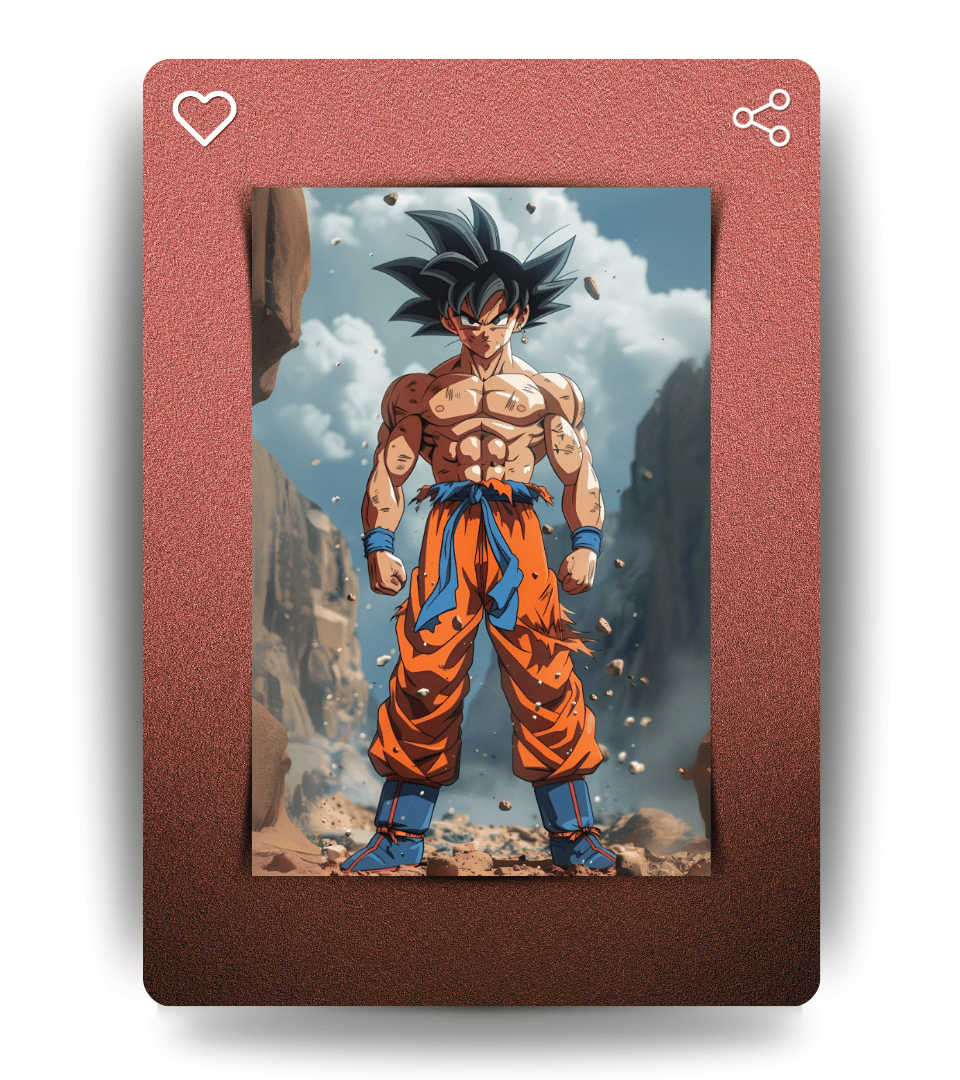 Son Goku Wall Poster | Dragon Ball | Anime Print