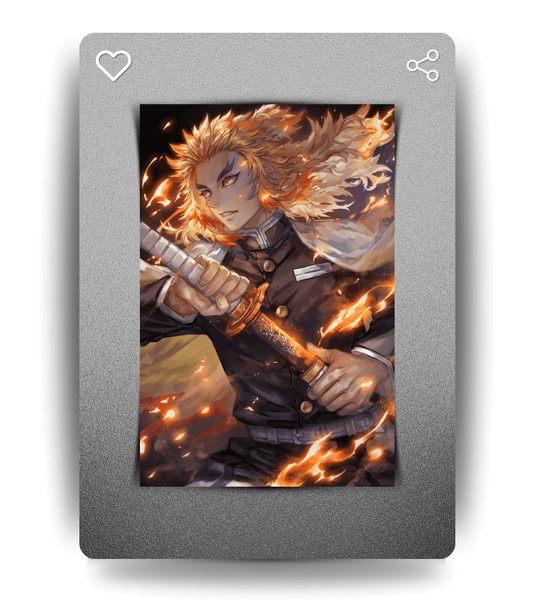 Kyōjurō Rengoku Wall Poster | Demon Slayer | Anime Print