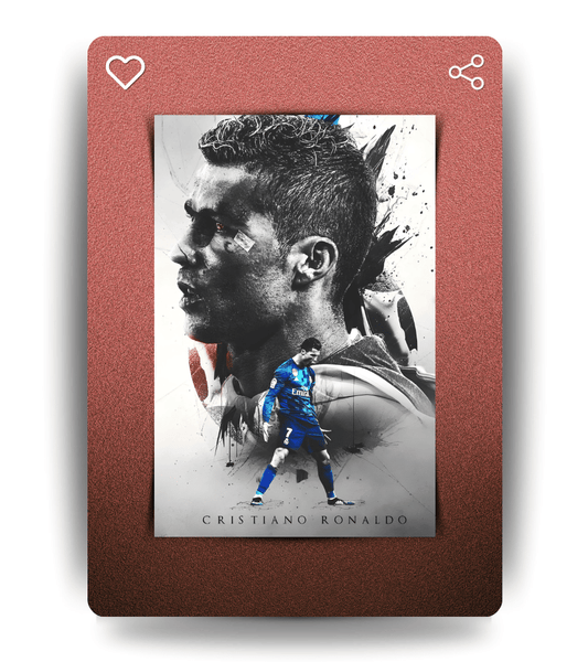 Cristiano Ronaldo Wall Poster | Football | Sport Print