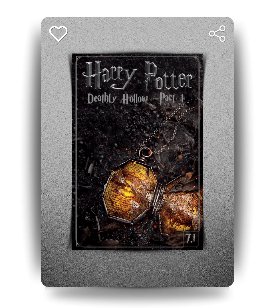 Deathly Hallows Part 1 Wall Poster | Harry Potter | Pop Culture Print