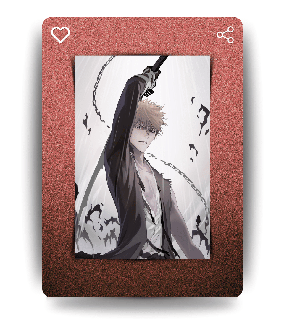 Ichigo Kurasaki Wall Poster | Bleach | Anime Print