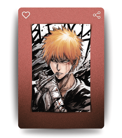 Ichigo Kurasaki Wall Poster | Bleach | Anime Print