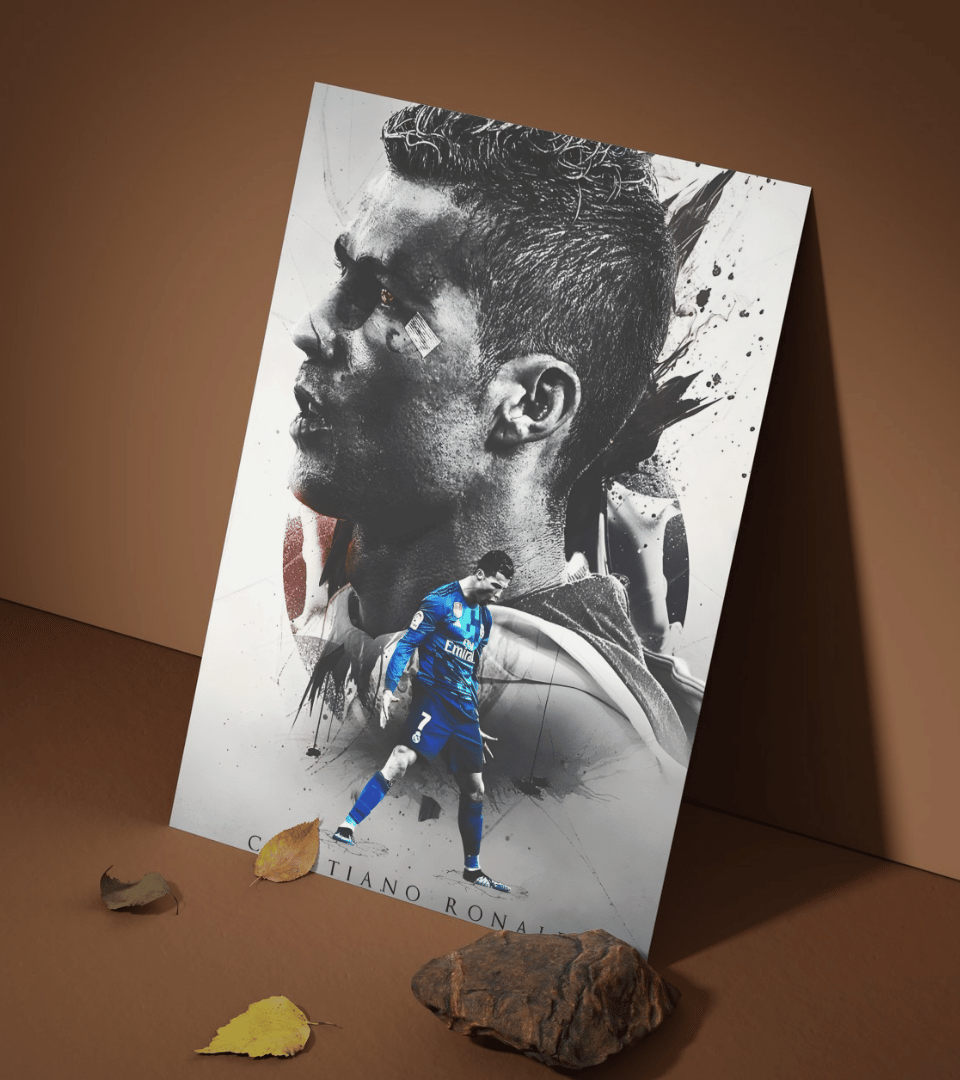 Cristiano Ronaldo Wall Poster | Football | Sport Print