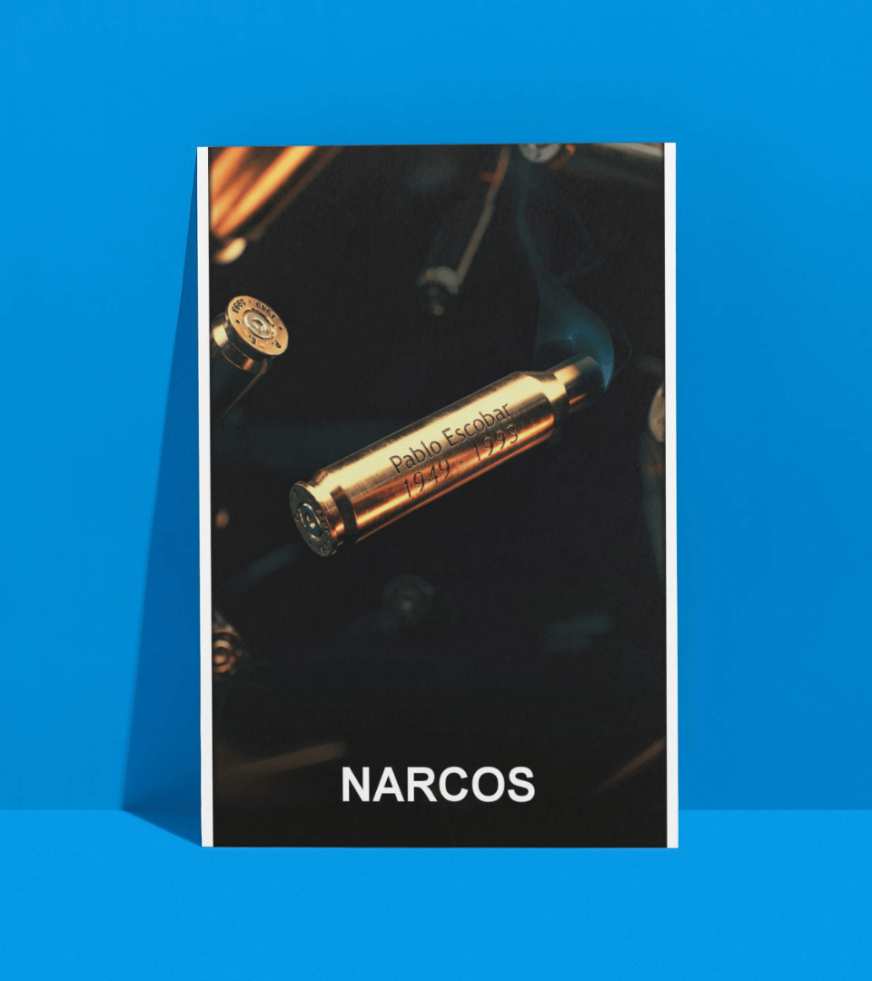 Pablo Escobar Bullet  Wall Poster |  Narcos | Pop Culture Print