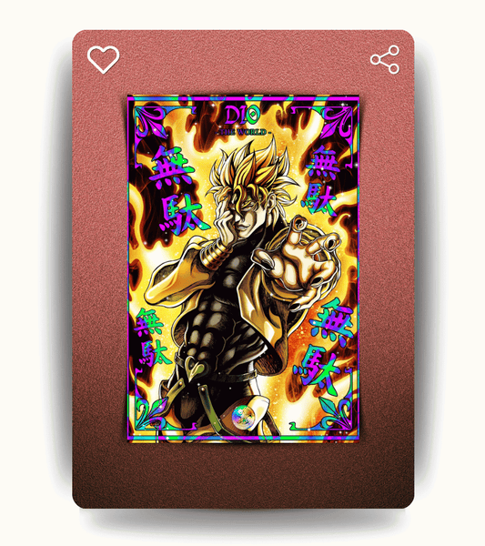 Dio Brando Wall Poster | JoJo's Bizarre Adventure | Anime Print