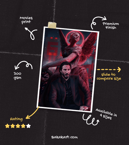 John Wick Wall Poster | Movies | Pop Culture Print