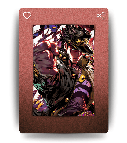 Jotaro Kujo Wall Poster | JoJo's Bizarre Adventure | Anime Print