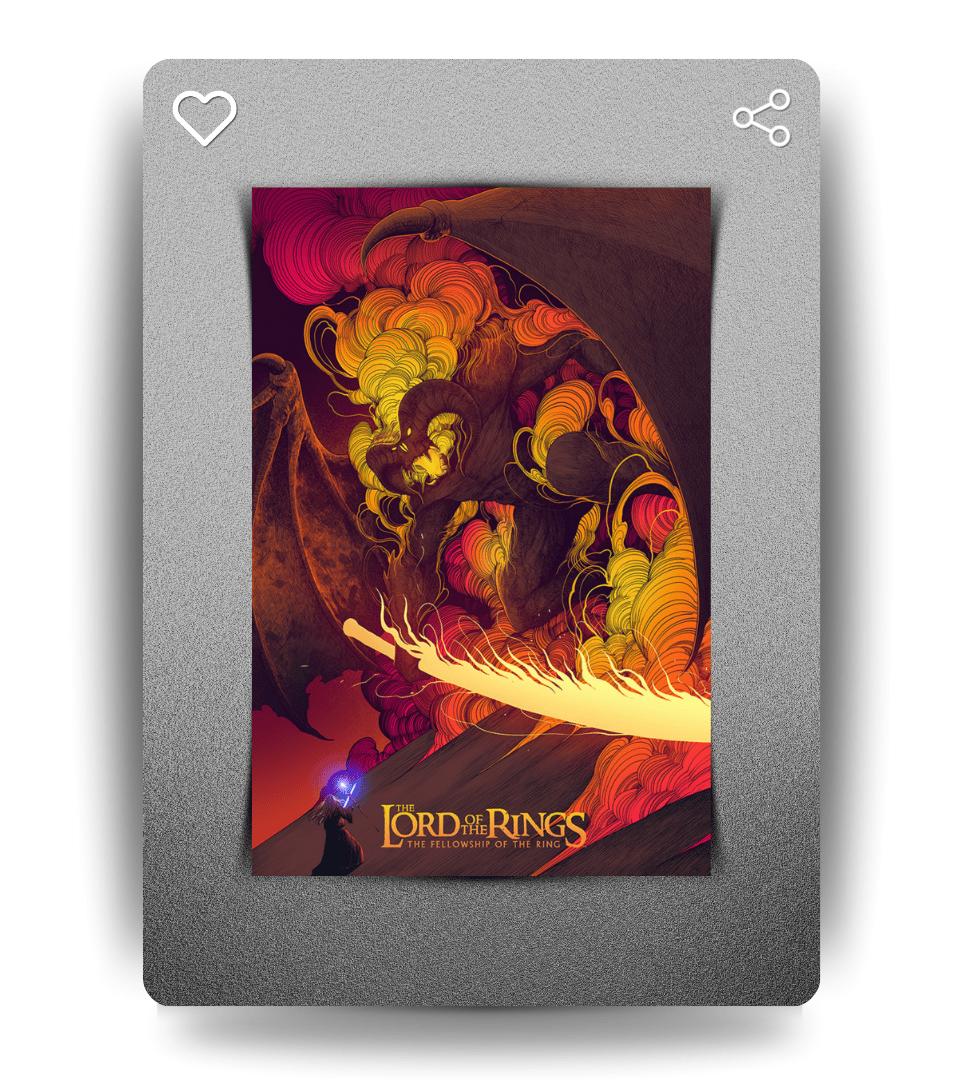 Fellowship Wall Poster | Movies | Pop Culture Print