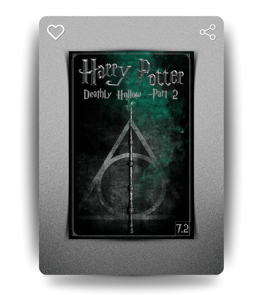 Deathly Hallows Part 2 Wall Poster | Harry Potter | Pop Culture Print