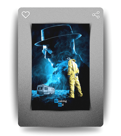 Breaking Bad Wall Poster | TV Series | Pop Culture Print