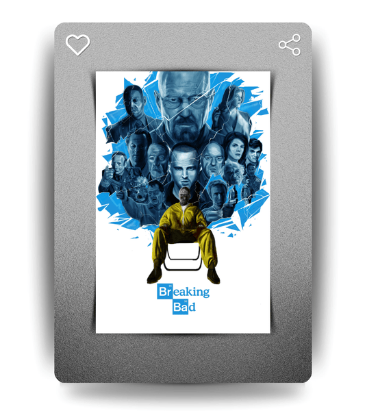 Breaking Bad Wall Poster | TV Series | Pop Culture Print