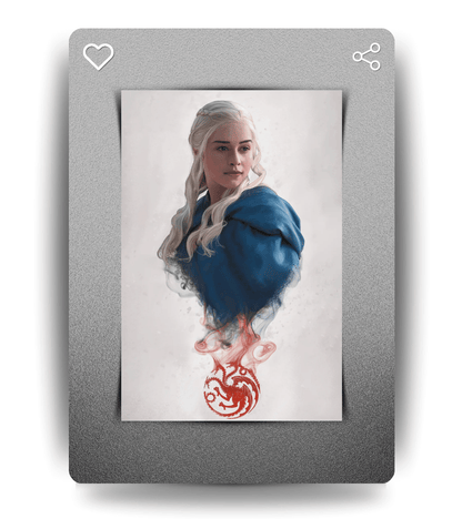 Mother of Dragons Wall Poster | Game Of Thrones | Pop Culture Print