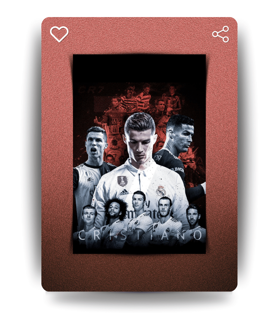 Cristiano Ronaldo Wall Poster | Football | Sport Print