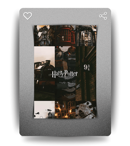 Harry potter collage Wall Poster | Harry Potter | Pop Culture Print