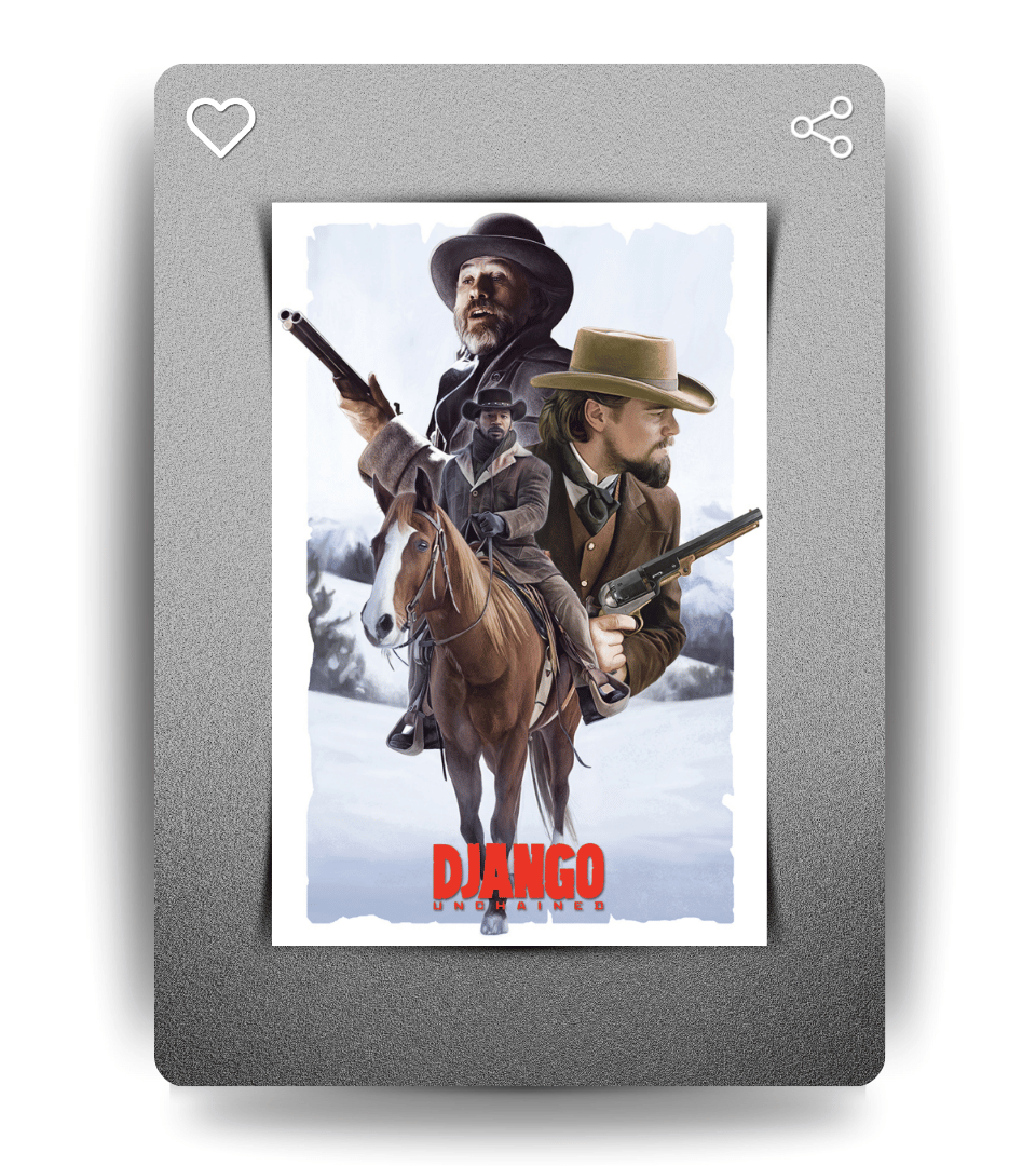 Django Unchained Wall Poster | Movies | Pop Culture Print