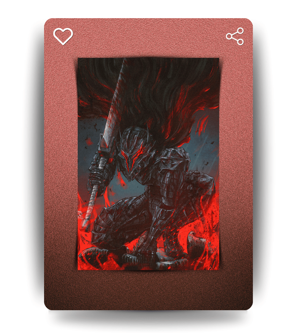 Berserker Wall Poster | Berserk | Anime Print