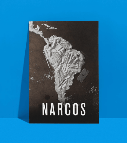 Coke America Wall Poster |  Narcos | Pop Culture Print