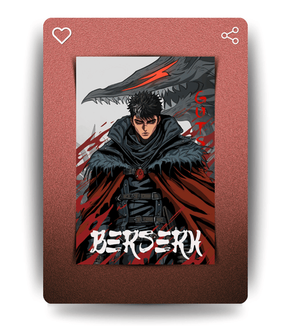 Guts Wall Poster | Berserk | Anime Print