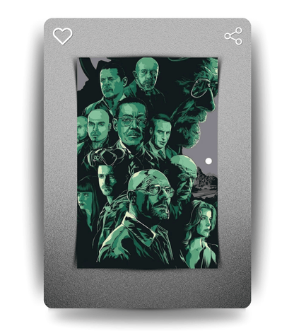 Breaking Bad Wall Poster | TV Series | Pop Culture Print