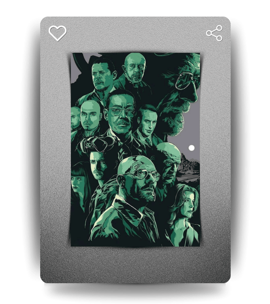 Breaking Bad Wall Poster | TV Series | Pop Culture Print