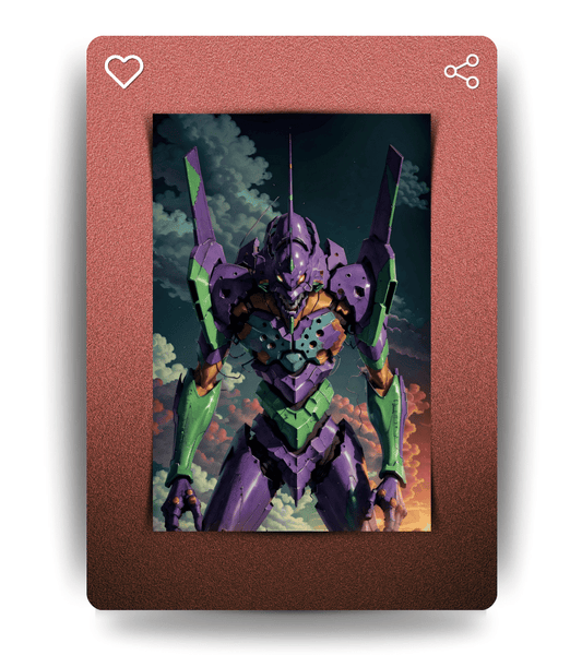 EVA Unit 01 Wall Poster | Neon Genesis Evangelion | Anime Print