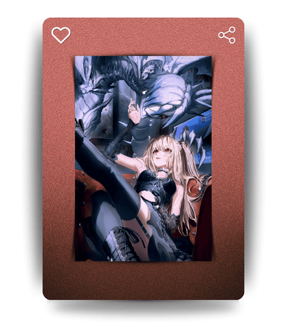 Misa & Rem Wall Poster | Death Note | Anime Print