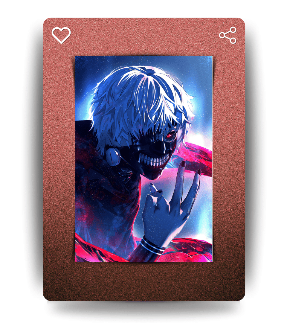 Ken Kaneki Ghoul Wall Poster | Tokyo Ghoul | Anime Print