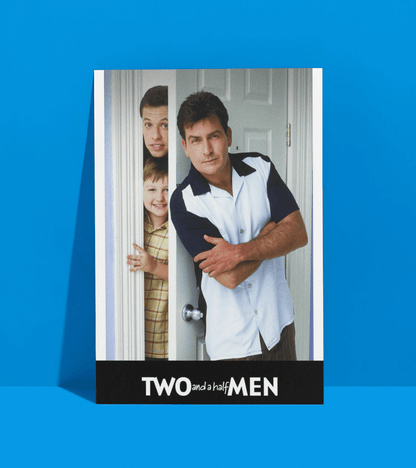 Two and a Half Men Wall Poster | TV Series | Pop Culture Print