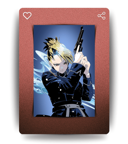 Riza Hawkeye Wall Poster | Full Metal Alchemist Brotherhood | Anime Print