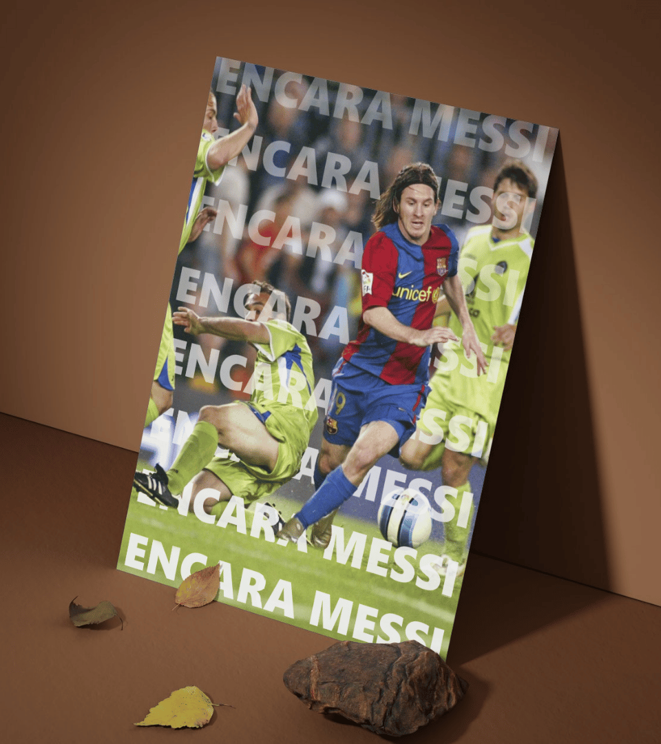 Lionel Messi Wall Poster | Football | Sport Print