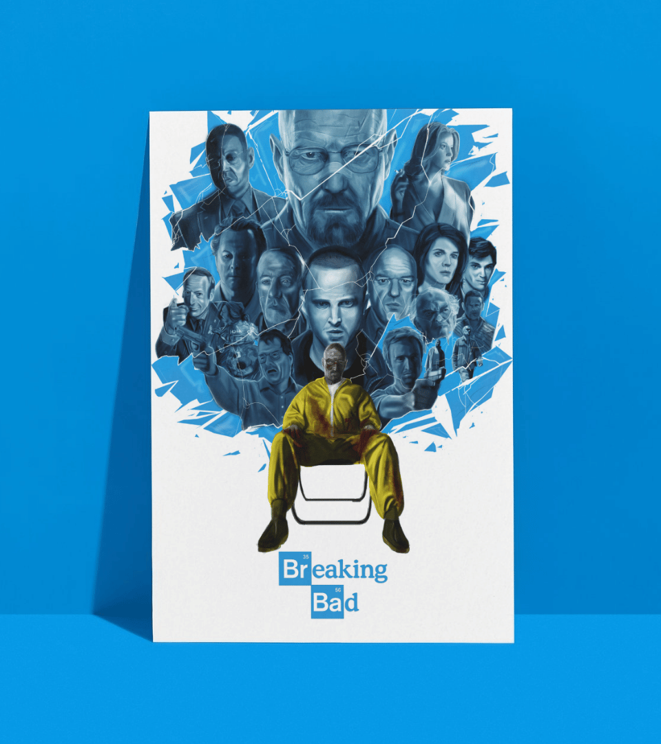 Breaking Bad Wall Poster | TV Series | Pop Culture Print