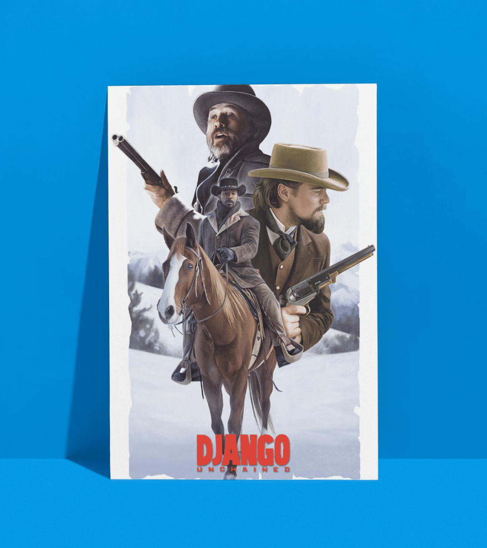 Django Unchained Wall Poster | Movies | Pop Culture Print